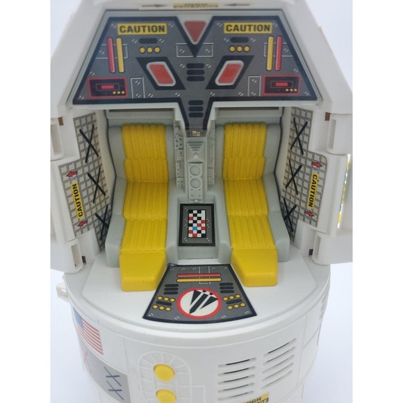 1998 Lanard THE CORPS - Star Force Space Shuttle Capsule - Rocket Launcher - Picture 5 of 6